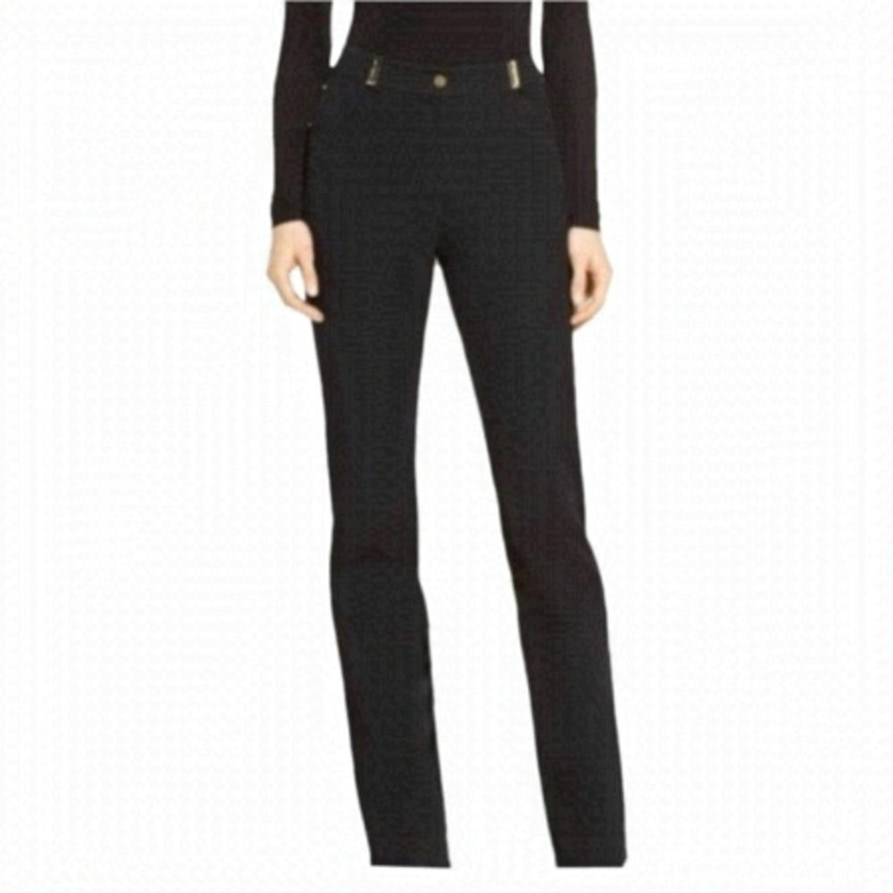 ST John black high waisted denim jeans